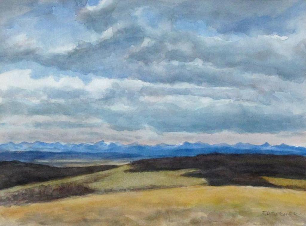 John Davenall Turner (1900-1980) - Foothills Sky