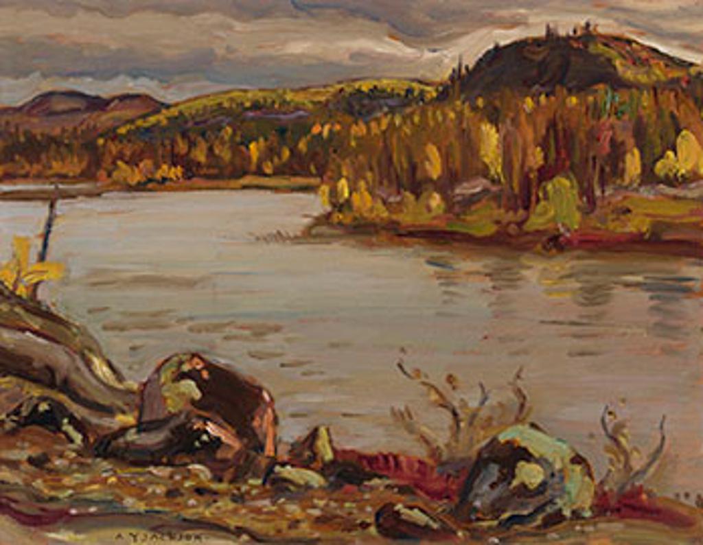 Alexander Young (A. Y.) Jackson (1882-1974) - Lake near Port Radium, N.W.T.