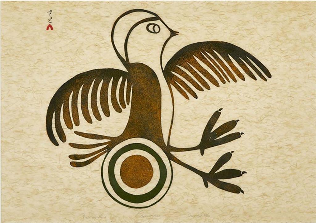 Lucy Qinnuayuak (1915-1982) - Nesting Bird