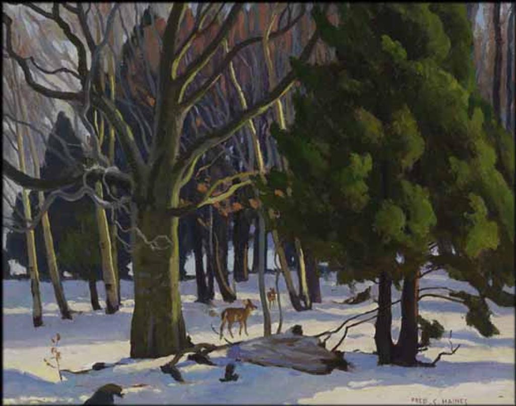 Frederick Stanley Haines (1879-1960) - Winter Scene