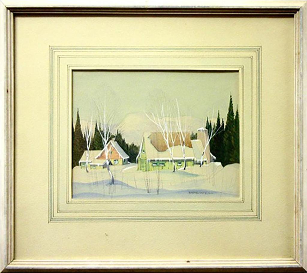 Graham Norble Norwell (1901-1967) - Winter Farm - Laurentians