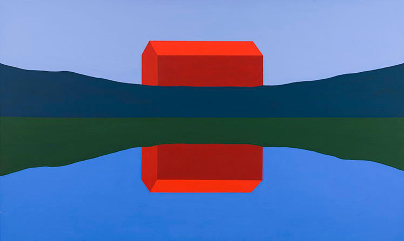 Charles Pachter (1942) - Red Barn Reflected