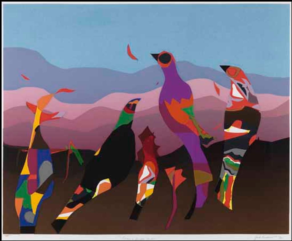Jack Leaonard Shadbolt (1909-1998) - I Saw a Purple Bird