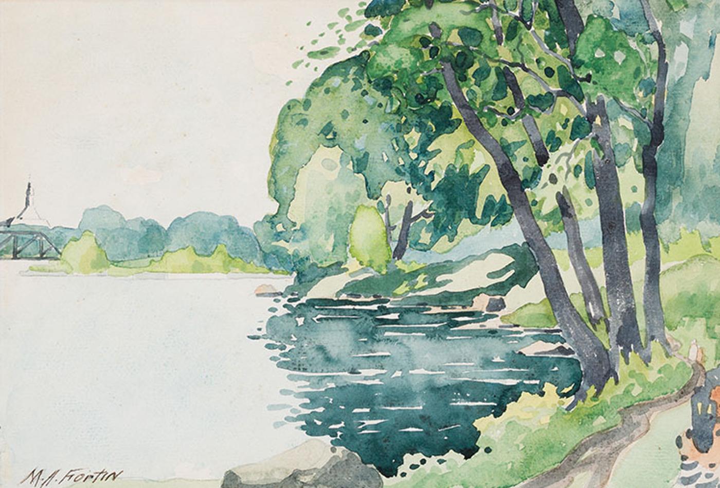 Marc-Aurèle Fortin (1888-1970) - Rivière des Prairies