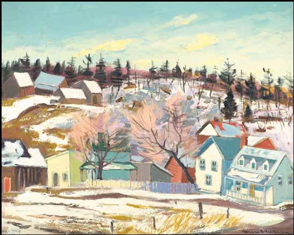 Henri Leopold Masson (1907-1996) - View of Perkins, Quebec