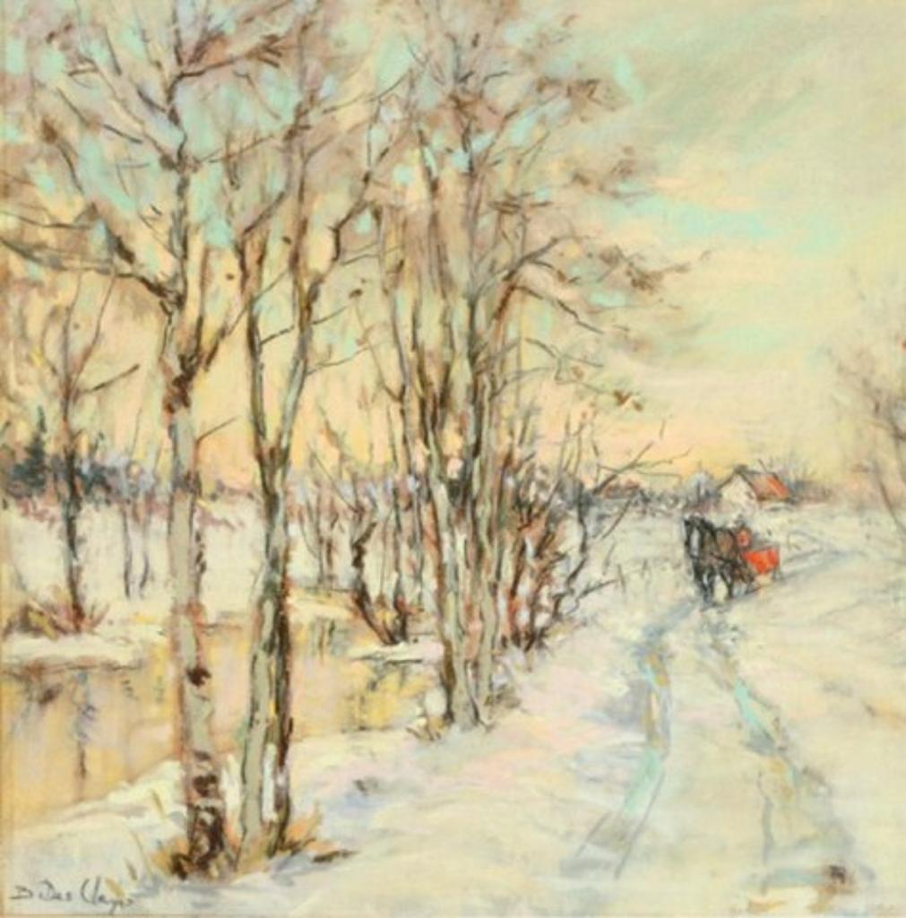 Berthe Des Clayes (1877-1968) - Winter Afternoon, Como