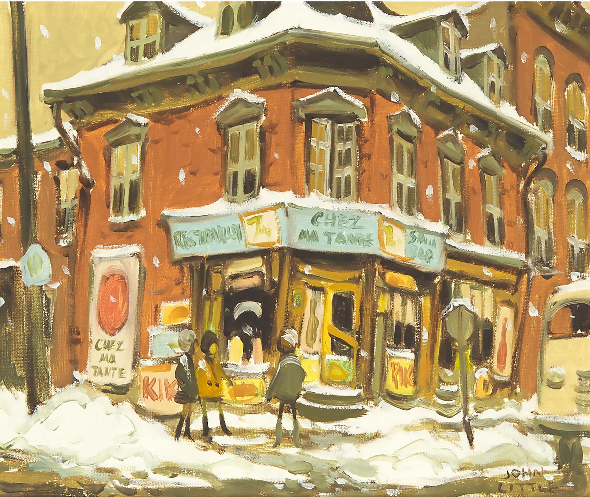 John Geoffrey Caruthers Little (1928-1984) - Fulford Street, St. Henri, Montreal