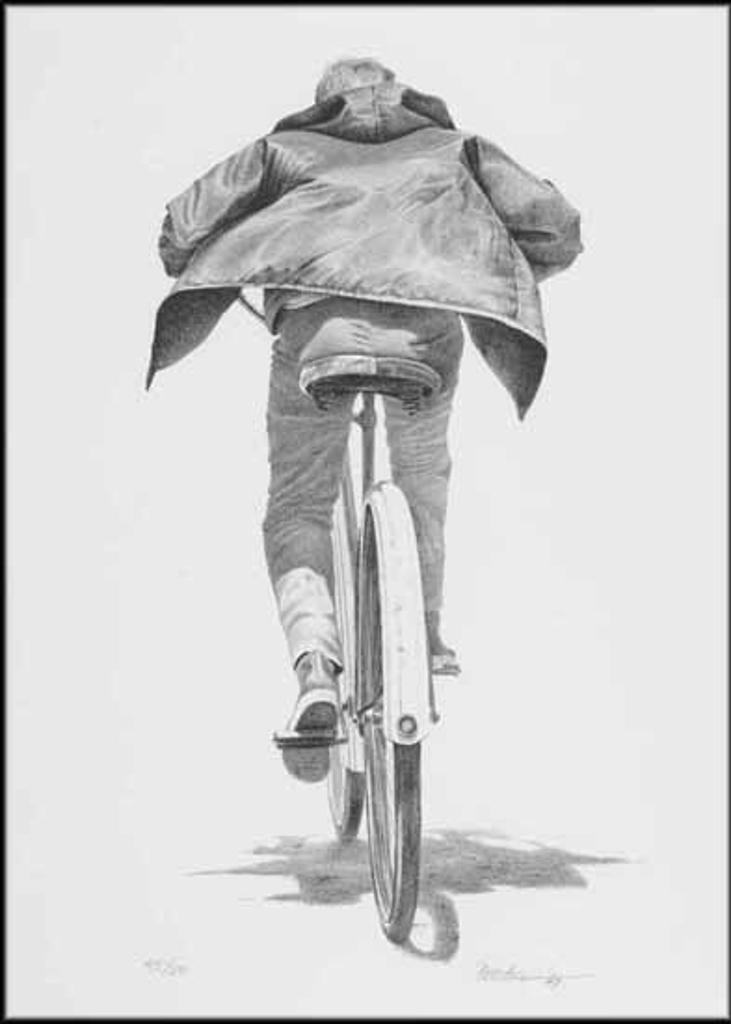 Ken (Kenneth) Edison Danby (1940-2007) - The Cyclist