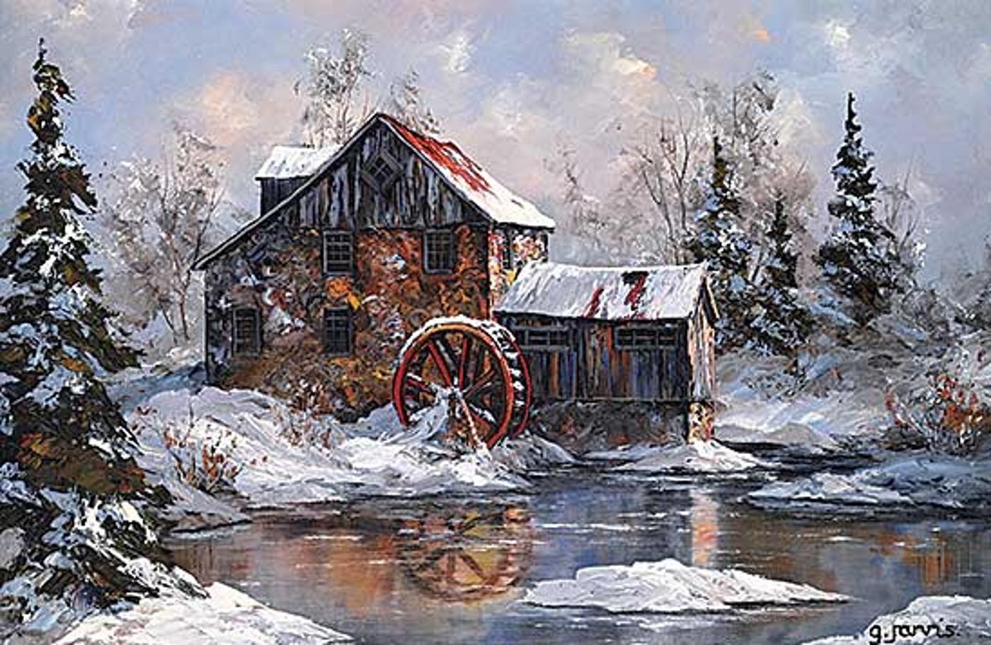 Georgia Jarvis (1944-1990) - A Grist Mill