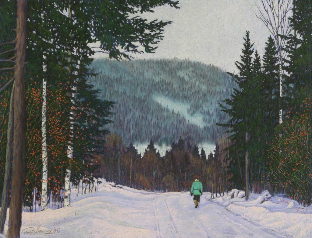Richard Savoie (1959) - Walking The Ski Trail;1993