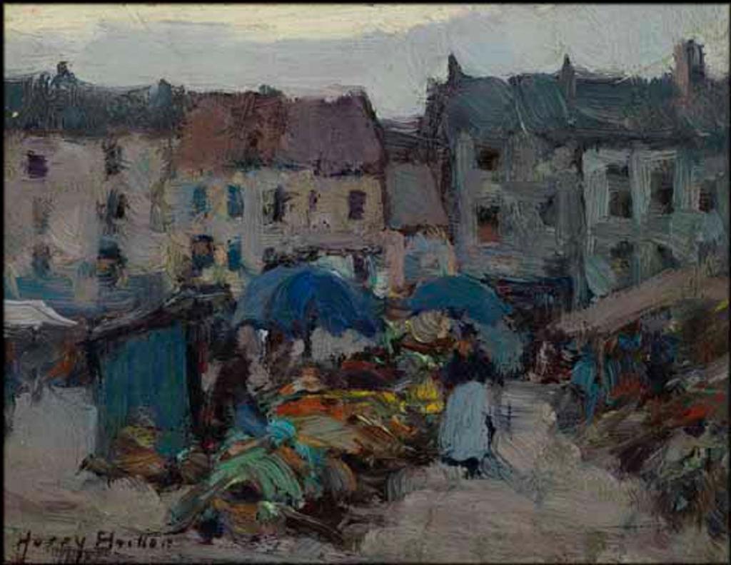 Harry Britton (1878-1958) - Scene in a French Village