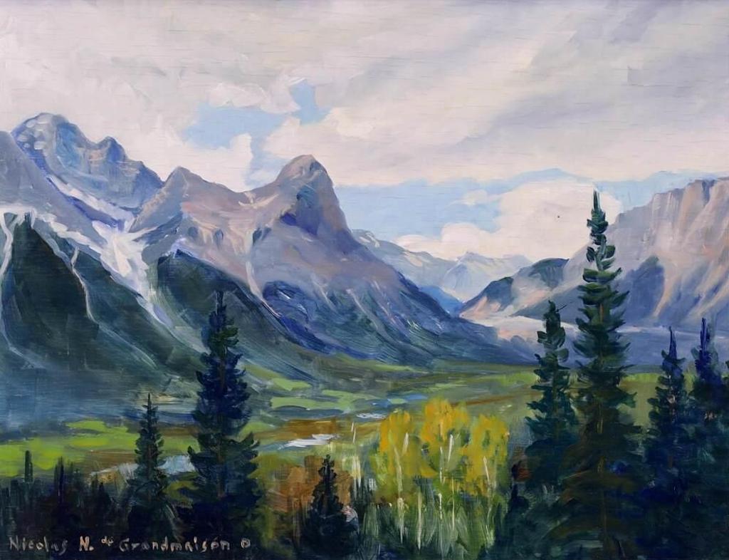 Nickola de Grandmaison (1938) - Chinamans Peak, Canmore