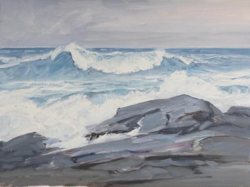 Peter Maxwell Ewart (1918-2001) - Untitled - Rocky Shoreline
