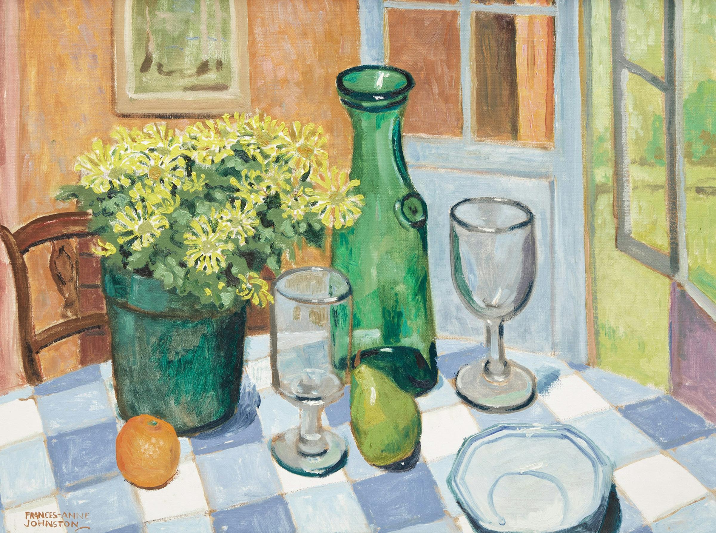 Frances Anne Johnston (1910-1987) - Corner of the Dining Room, c.1970