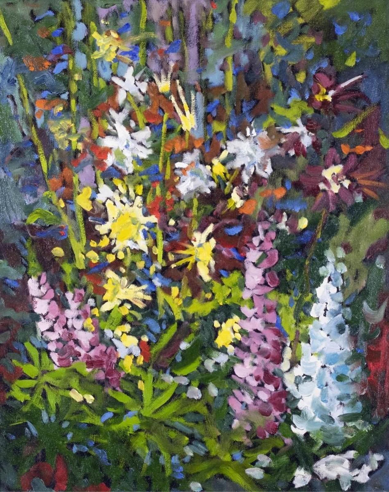 Neil Patterson (1947) - Lupins & Columbines