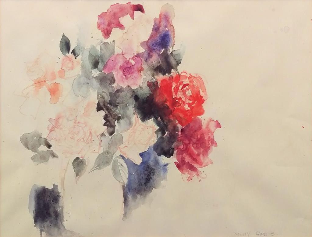 Molly Joan Lamb Bobak (1922-2014) - Bouquet of Roses