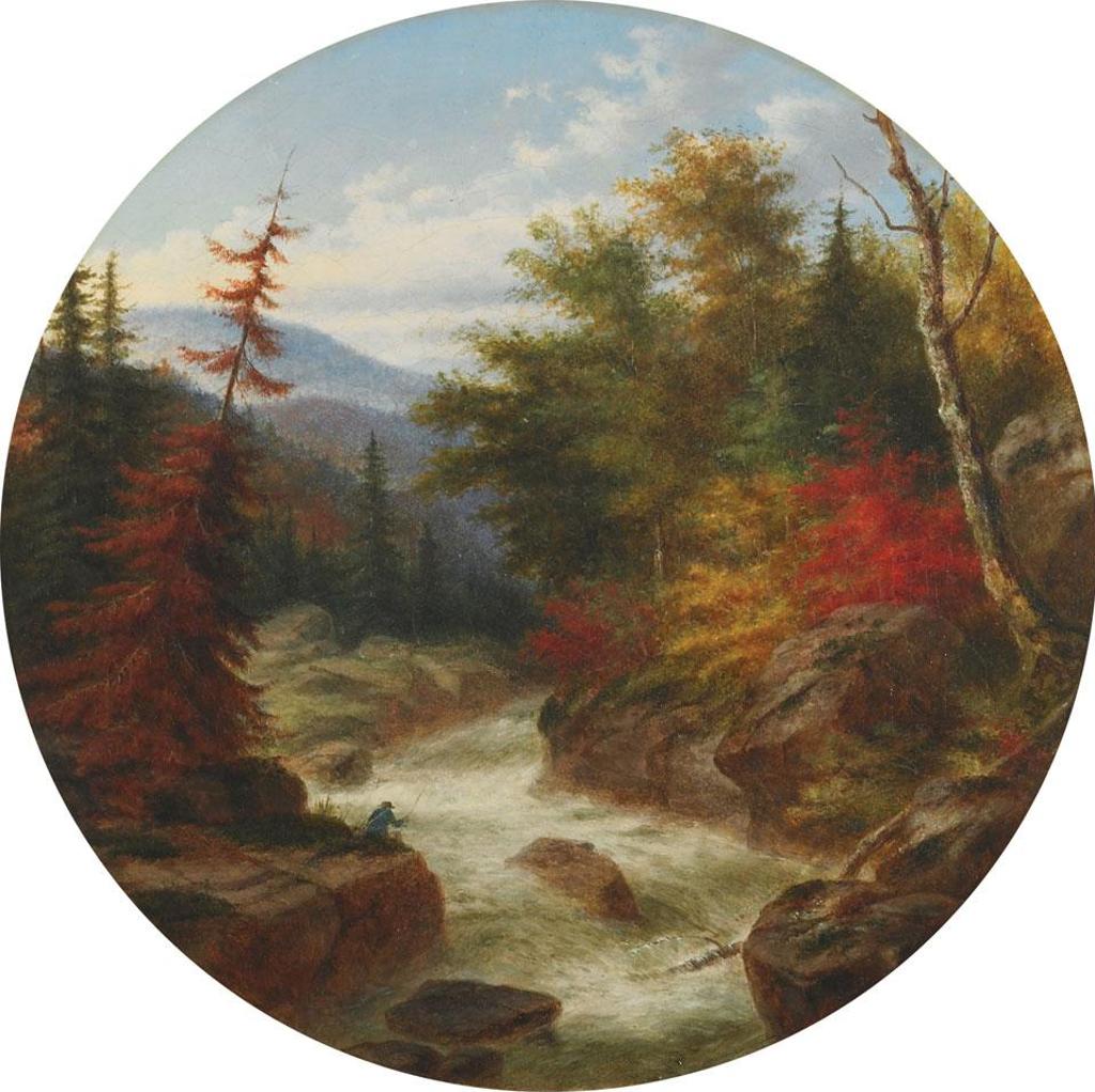 Cornelius David Krieghoff (1815-1872) - On The St. Ann’S Rv. Below Quebec, Canada, Autumnal Foliage