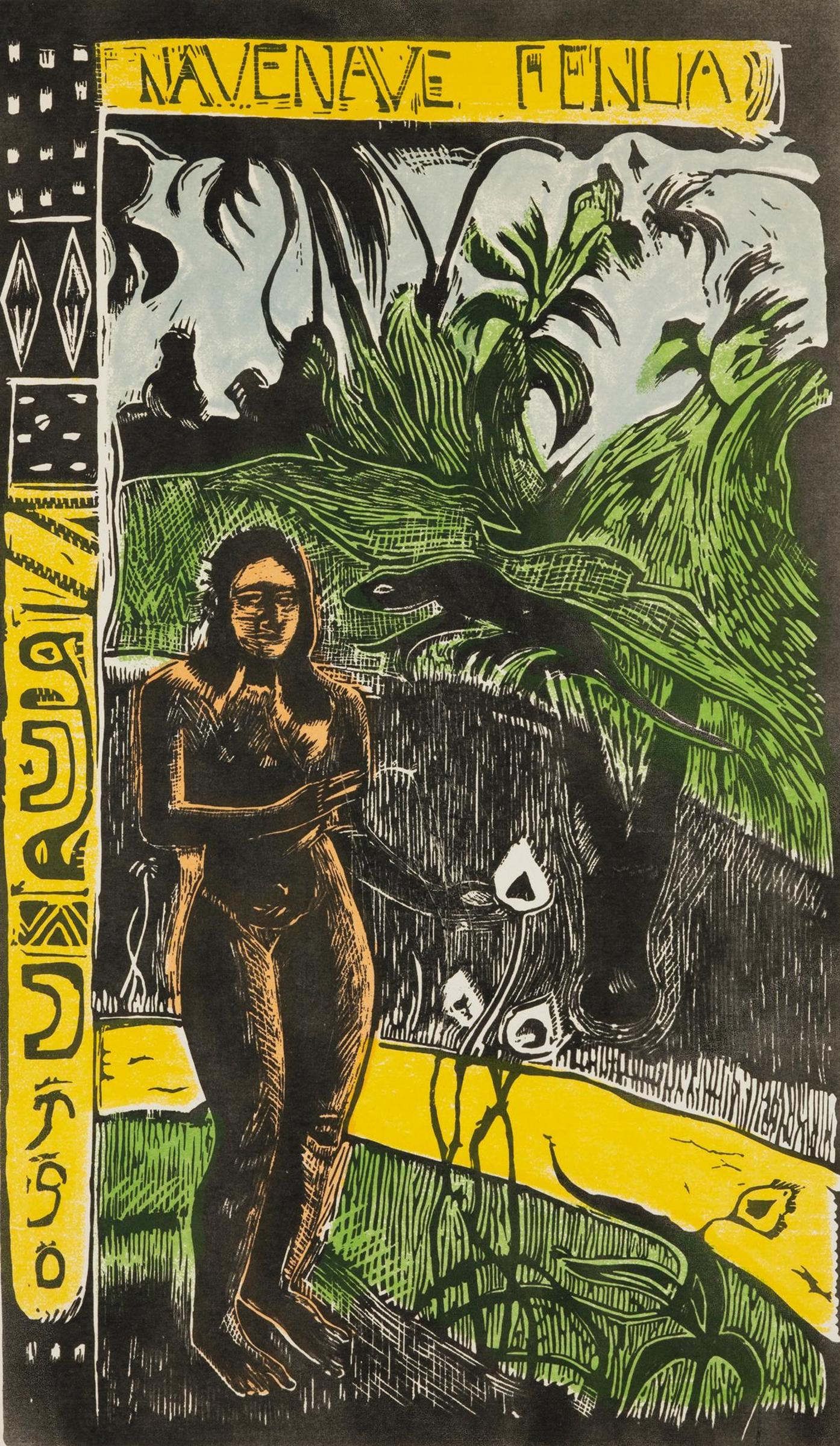 Paul Gauguin (1848-1903) - Nave Nave Fenua (Delightful Earth)
