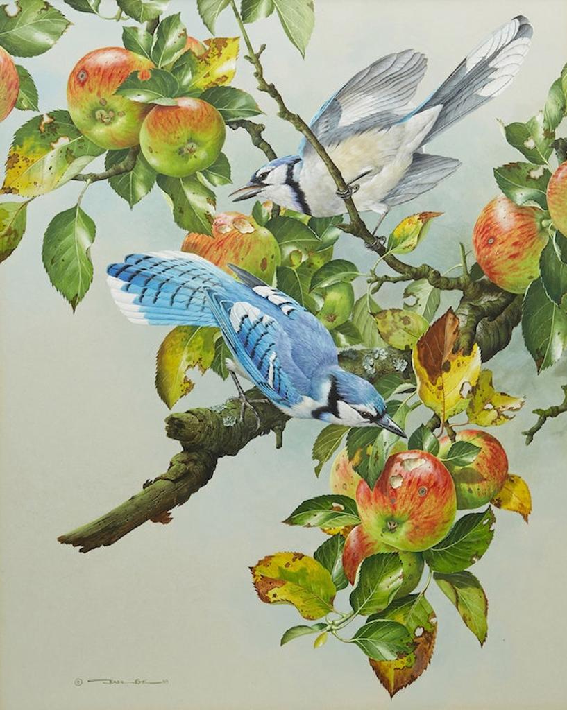 Basil Ede (1931-2016) - Basil Ede, Blue Jays on Apple Tree