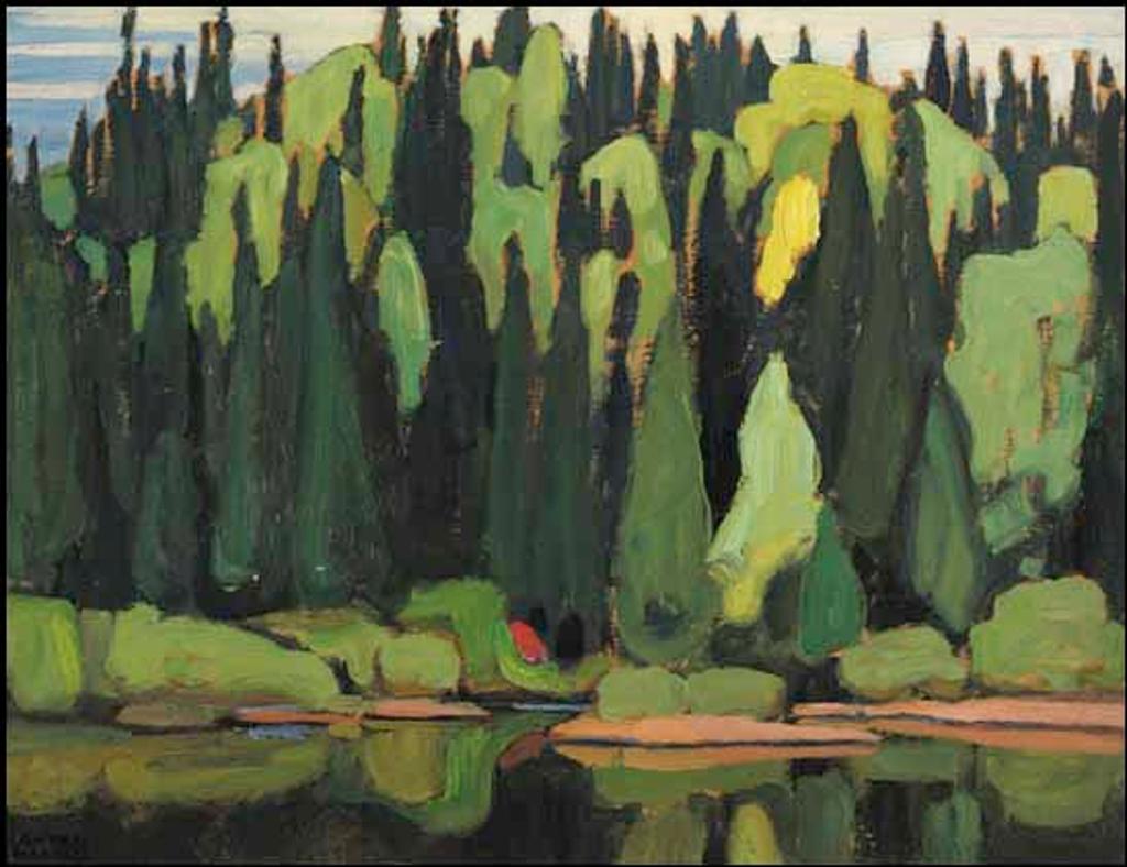 Lawren Stewart Harris (1885-1970) - Algoma Sketches XLIV (Oxtongue River, Algonquin Park)