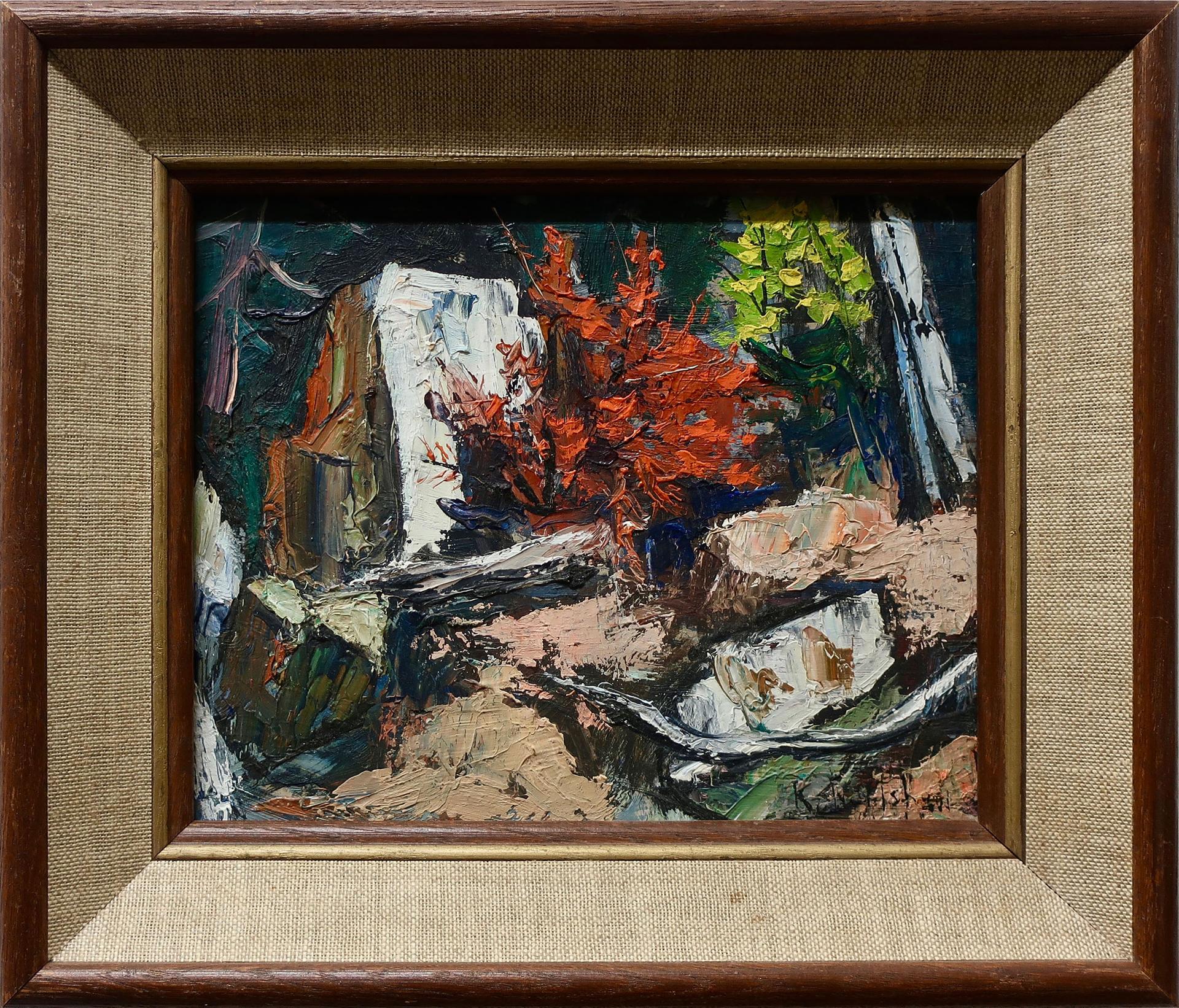 Ross Robertshaw (1919-1986) - Untitled (Rocks & Forest)