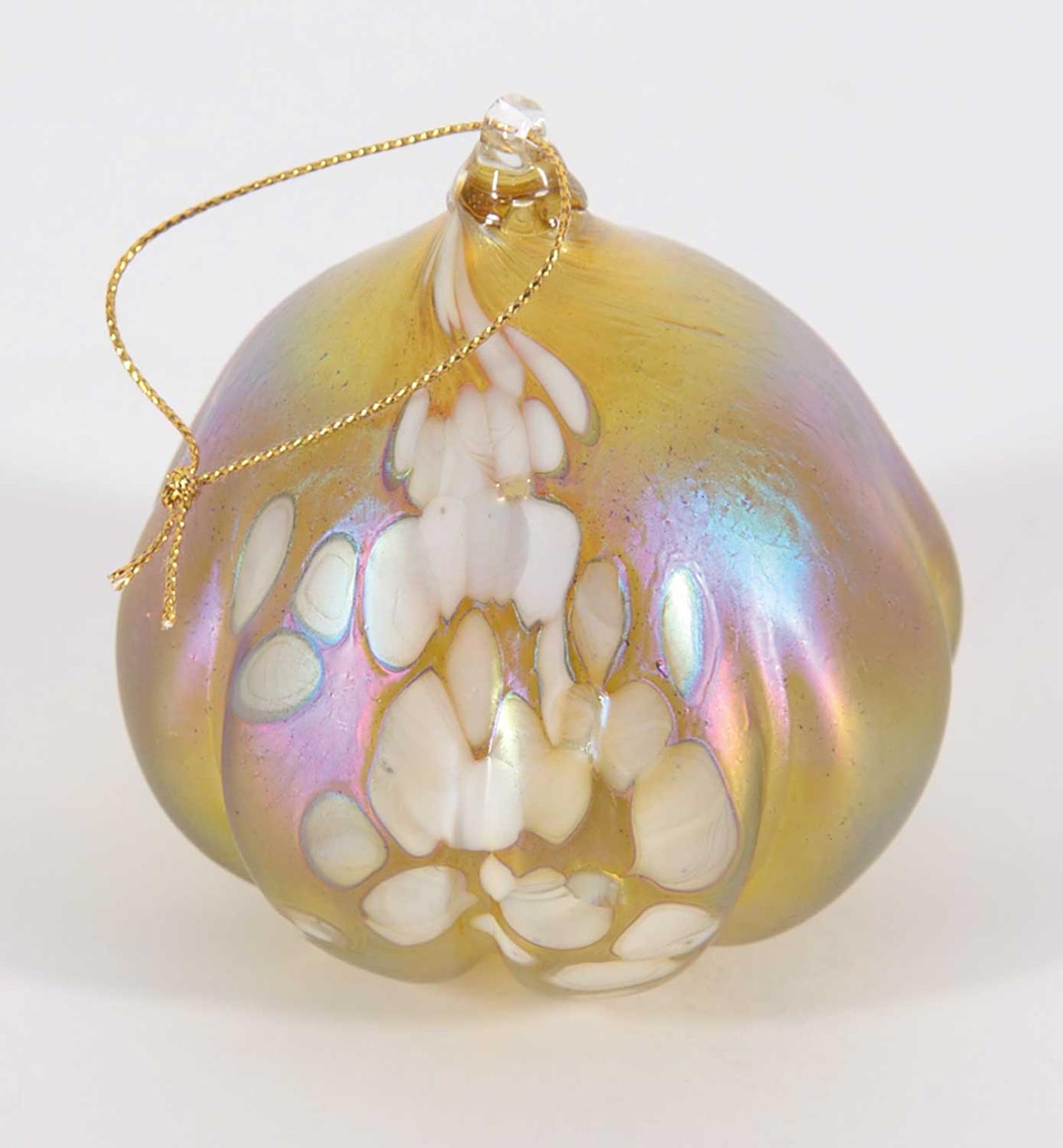 Martha Henry - Decorative Ribbed Glass Ornament