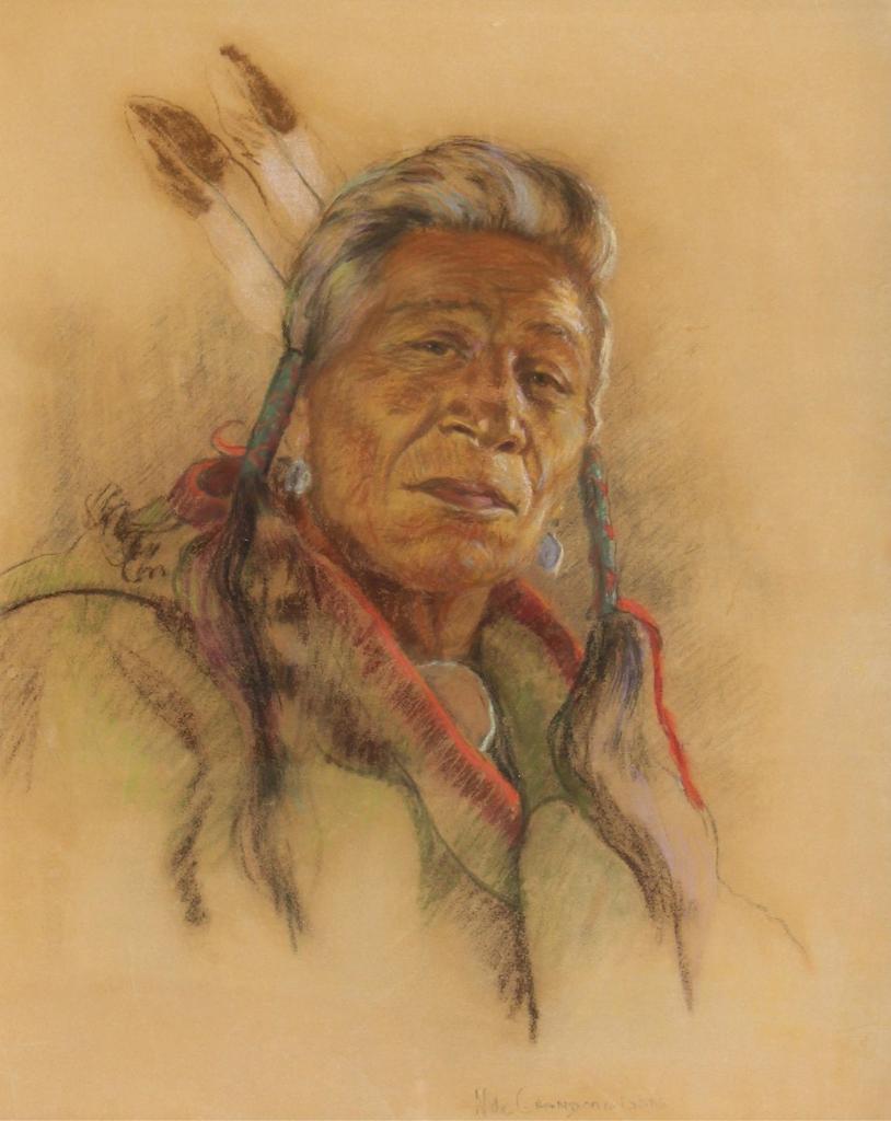 Nicholas (Nickola) de Grandmaison (1892-1978) - Blackfoot Chief