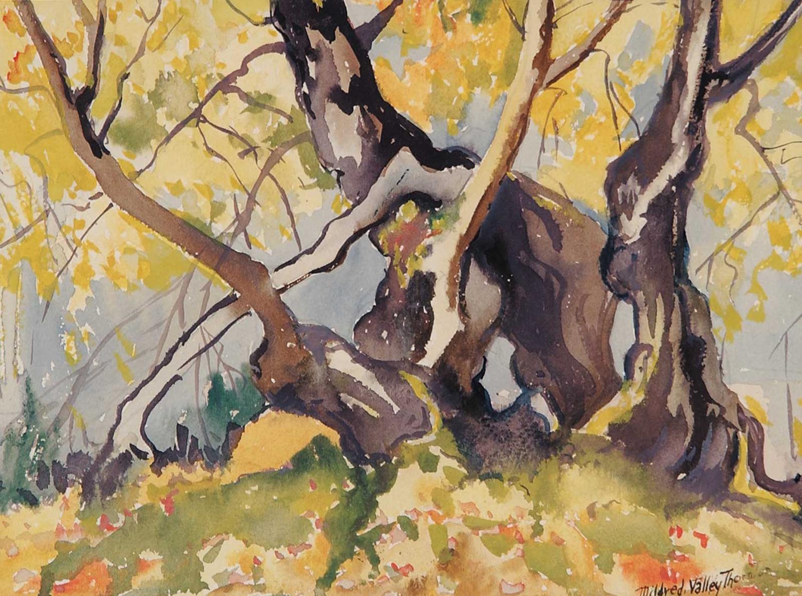 Mildred Valley Thornton (1890-1967) - Untitled - Approaching Fall No. 2