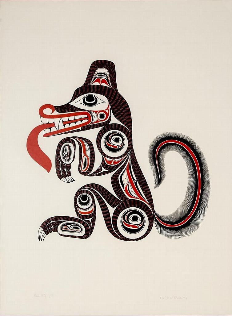 Bill (William) Ronald Reid (1920-1998) - Haida Wolf