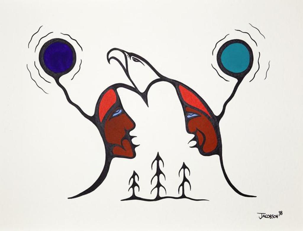 Mark Anthony Jacobson (1972) - Eagle Spirit Teaching Sacred Circle