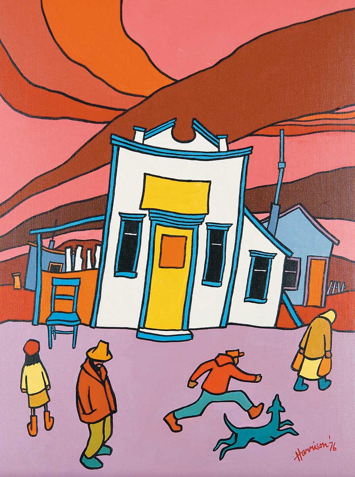 Ted Harrison (1926-2015) - Old Whitehorse
