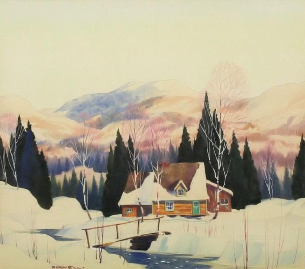 Graham Norble Norwell (1901-1967) - Chalets in Winter