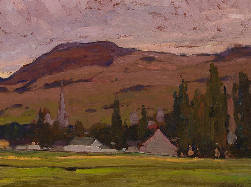 John William (J.W.) Beatty (1869-1941) - Village at Dusk