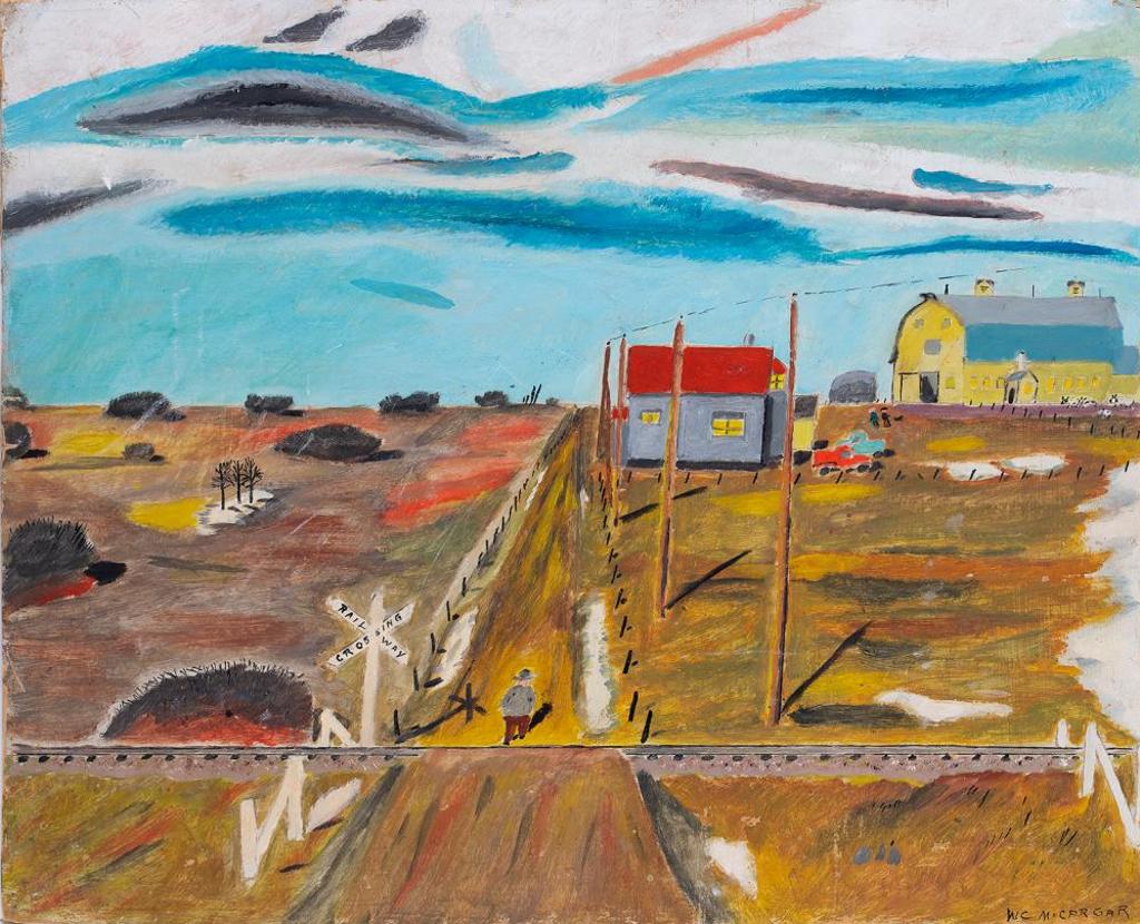 William C. McCargar (1906-1980) - Railway Crossing