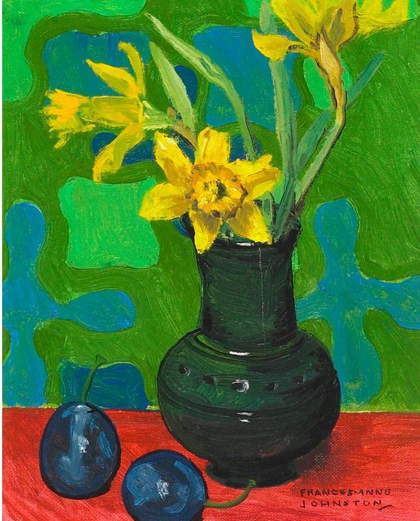 Frances Anne Johnston (1910-1987) - Daffodils And Fruit