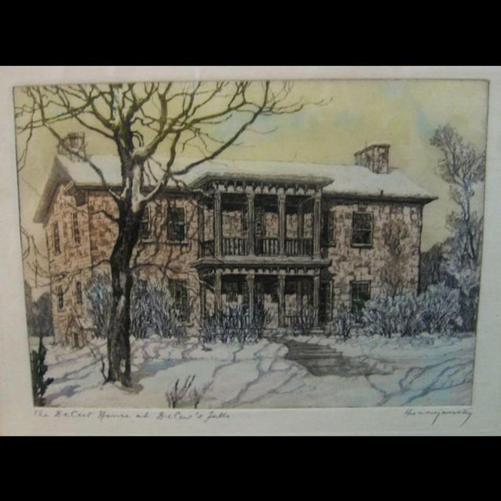 Nicholas Hornyansky (1896-1965) - The Decew House At Decew’S Falls; Royal Archives, Ottawa; December Morning