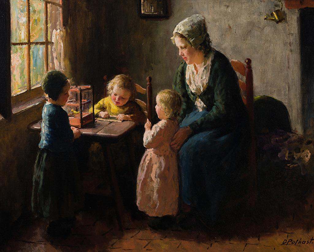 Bernard Jean Corneille Pothast (1882-1966) - Mother and Children