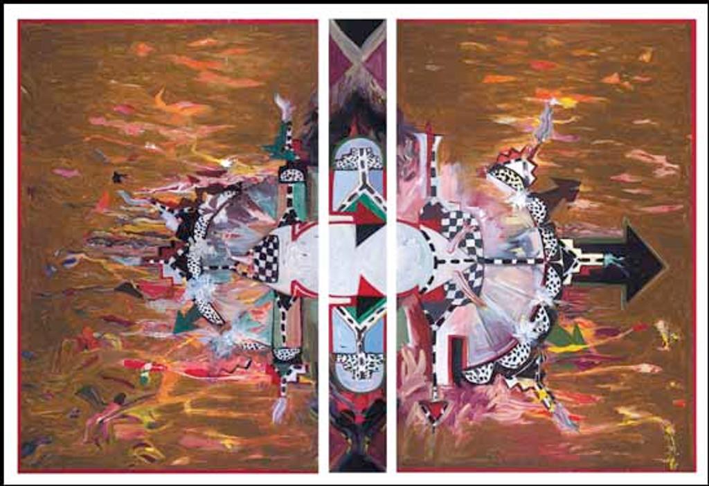 Jack Leaonard Shadbolt (1909-1998) - Navajo Signal Triptych