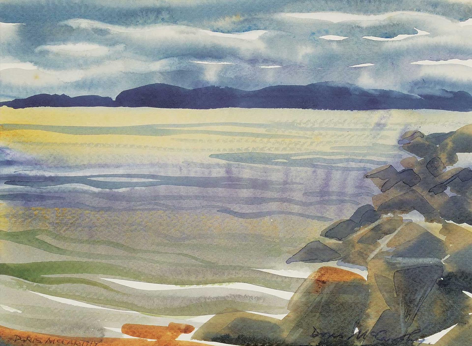 Doris Jean McCarthy (1910-2010) - Untitled - Coastal Rocks