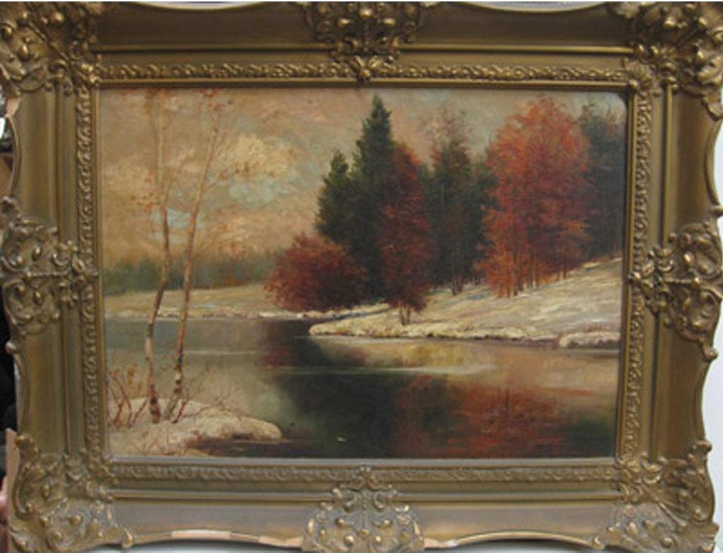 William E. Stanley (1900-1949) - River Study In Winter