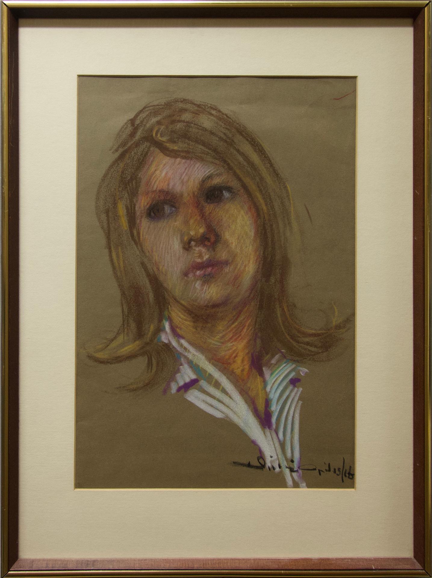 Arthur Shilling (1941-1986) - Untitled (Portrait Of The Artist's Wife Millie)