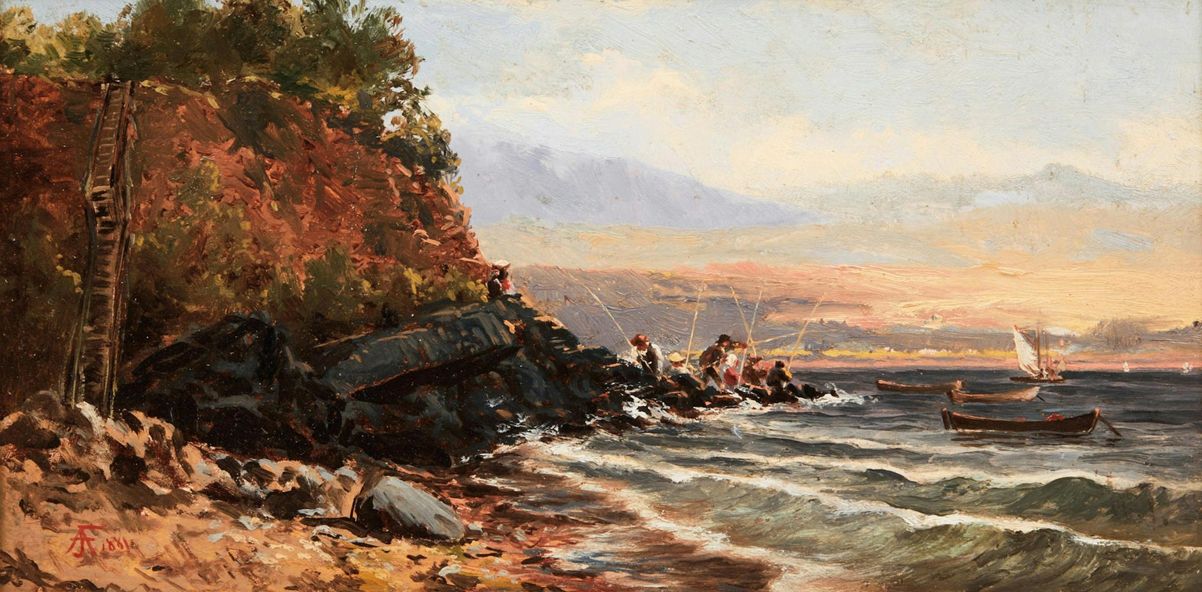 John Arthur Fraser (1838-1898) - Fishermen, Gaspé