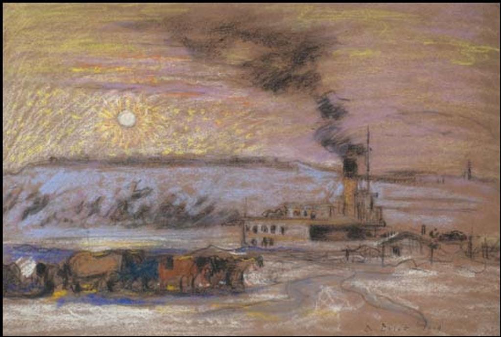 Robert Wakeham Pilot (1898-1967) - Winter Landscape with Horse-Drawn Sleigh