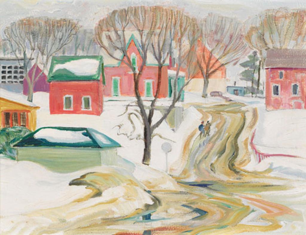 Doris Jean McCarthy (1910-2010) - Winter Neighbourhood