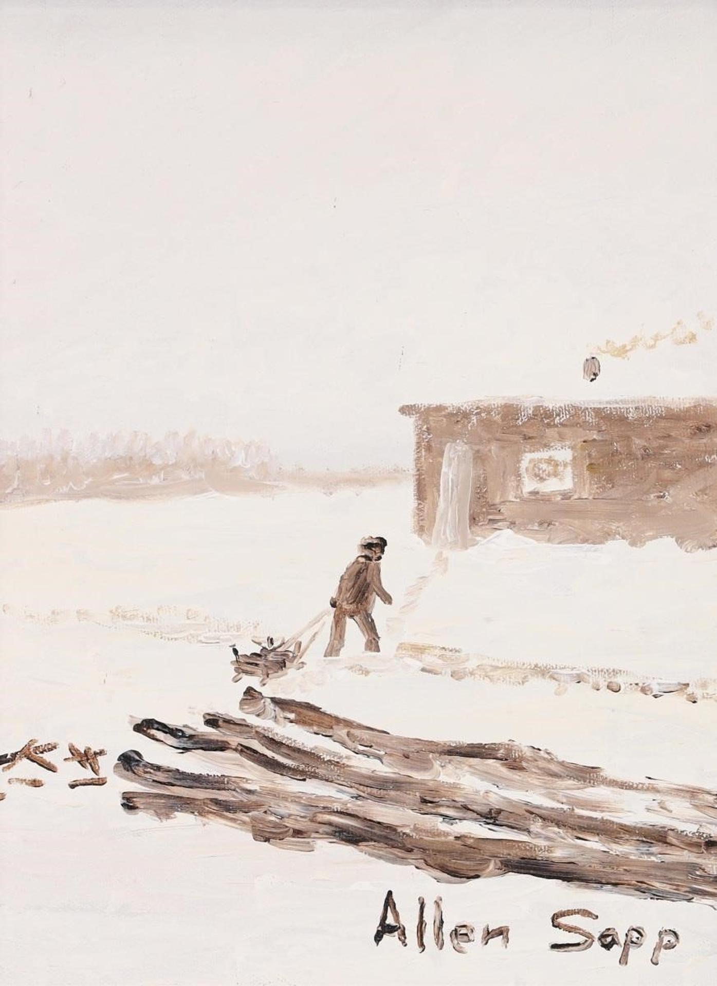Allen Fredrick Sapp (1929-2015) - Pulling Wood To The House