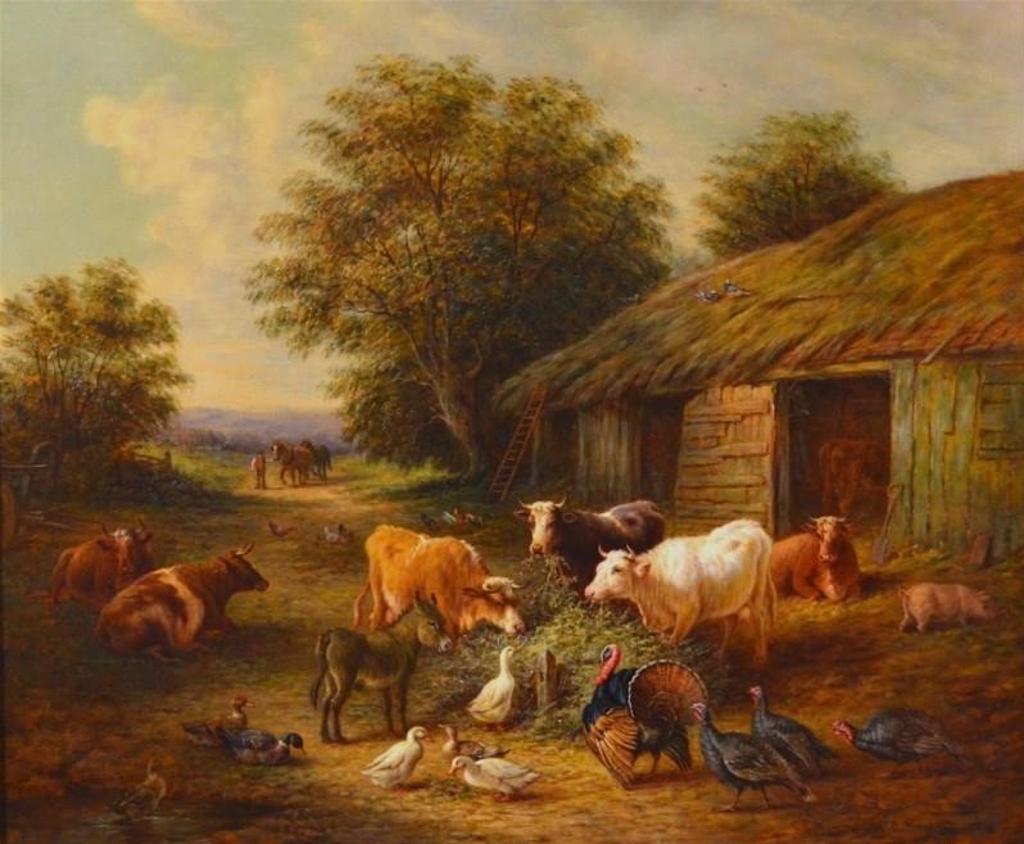 Henry Charles Bryant (1812-1890) - Farmyard Animals