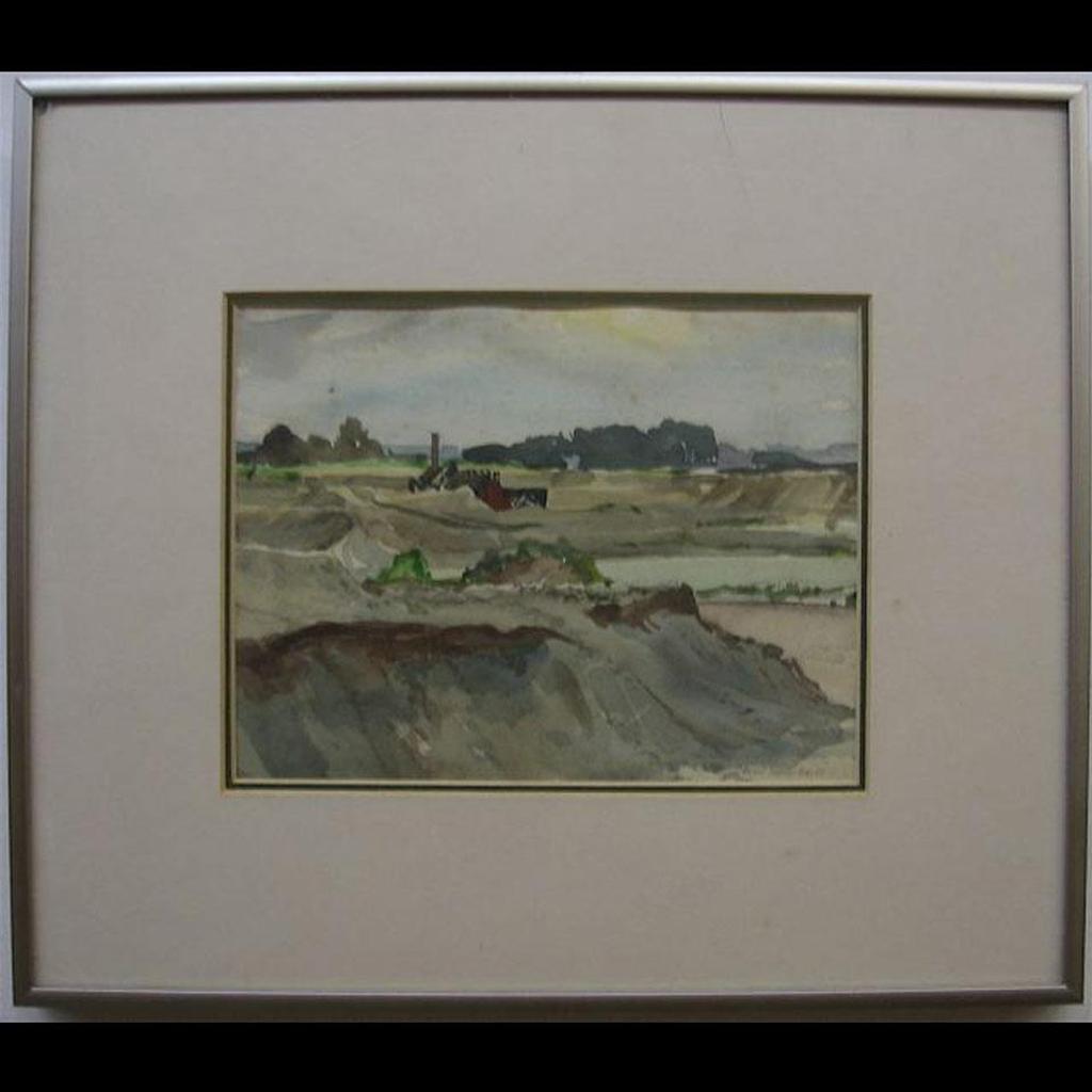 Evan Weekes MacDonald (1905-1972) - Rock Quarry And Pond (Near Guelph)