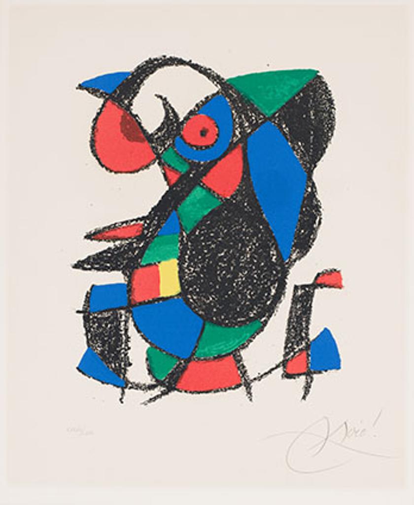 Joan Miró (1893-1983) - Untitled (Plate 9 from Lithographie II)