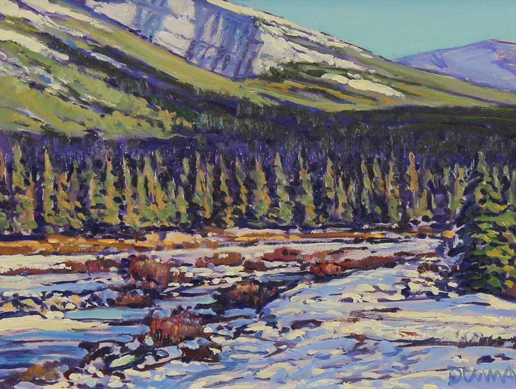 William (Bill) Duma (1936) - Frozen Stream (Kananaskis Area)