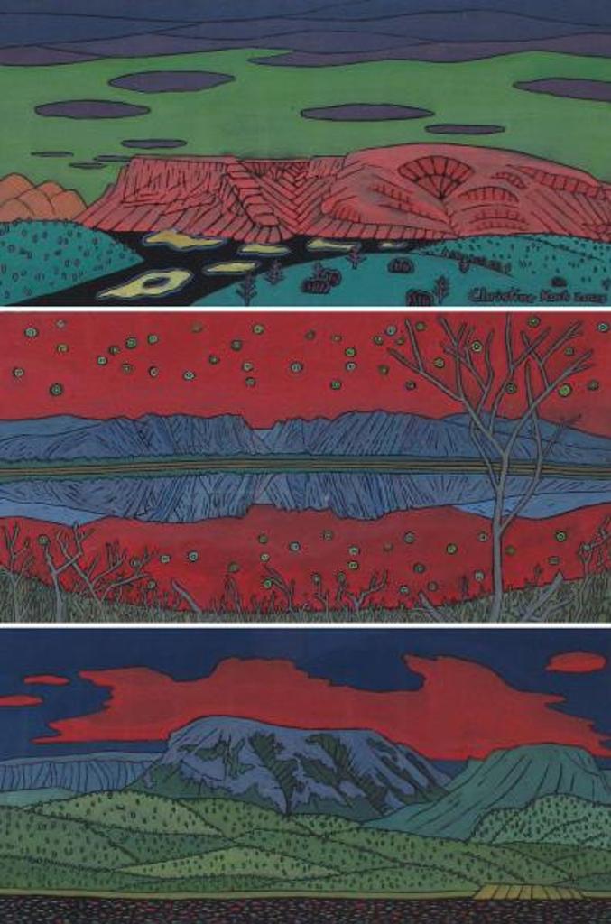 Christine Koch (1959) - Untitled Landscape I, Ii, Iii; 2003